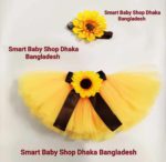 Newborn Baby Sunflower Tutu Skirt Photography Props.