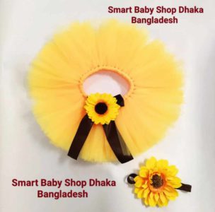 Newborn Baby Sunflower Tutu Skirt Photography Props.