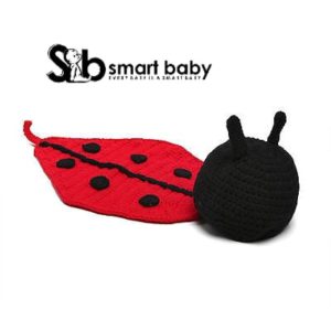 Newborn Baby Crochet Animal Full Coverage Ladybug Photography Props.