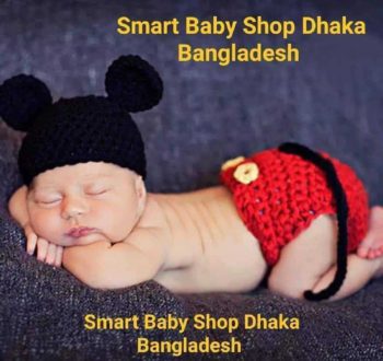 Newborn Baby Crochet Animal Mickey Hat + Pants Photography Props Outfits.