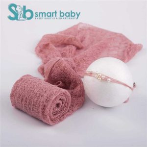 Newborn Baby Pearl Maternity Warp Photography Props 2PCS