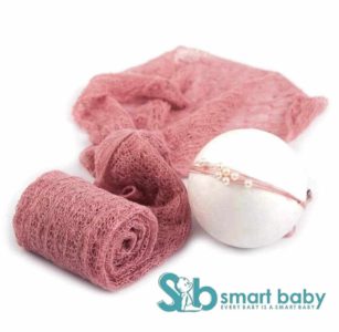 Newborn Baby Pearl Maternity Warp Photography Props 2PCS