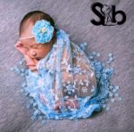 Newborn Baby Lace Maternity Warp Photography Props 2PCS.
