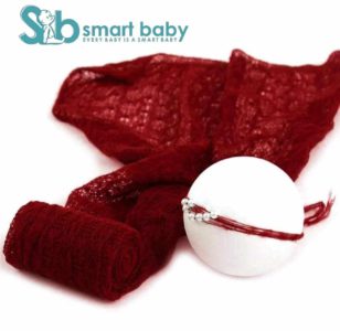 Newborn Baby Pearl Maternity Warp Photography Props 2PCS