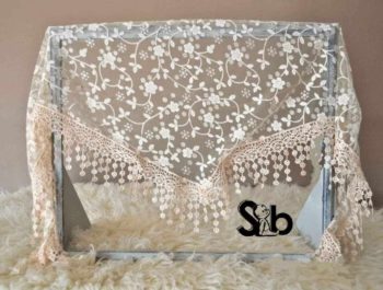Newborn Baby Lace Maternity Warp Photography Props 2PCS.