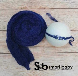 Newborn Baby Pearl Maternity Warp Photography Props 2PCS