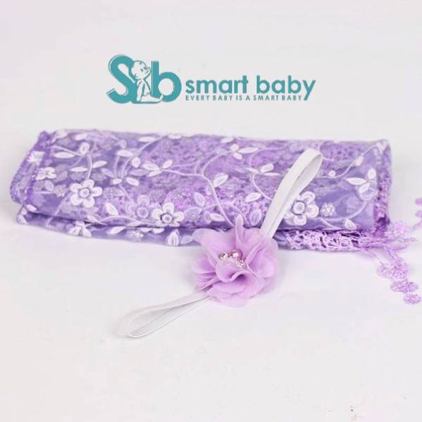Newborn Baby Lace Maternity Warp Photography Props 2PCS.
