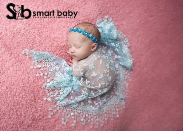 Newborn Baby Lace Maternity Warp Photography Props 2PCS.