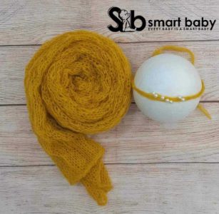 Newborn Baby Pearl Maternity Warp Photography Props 2PCS