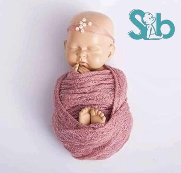 Newborn Baby Pearl Maternity Warp Photography Props 2PCS