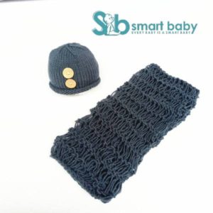Baby Suit Newborn Blue Warp Photography Props.