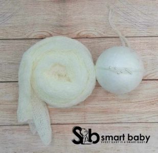 Newborn Baby Pearl Maternity Warp Photography Props 2PCS