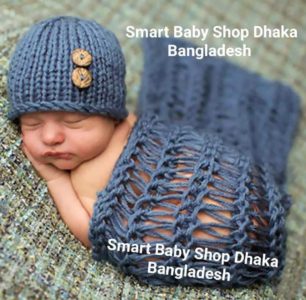 Baby Suit Newborn Blue Warp Photography Props.