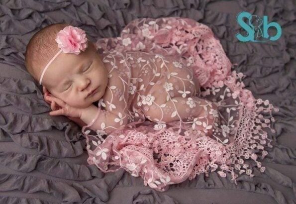 Newborn Baby Lace Maternity Warp Photography Props.