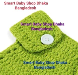 Newborn Girls Boys Baby Cute Green Frog Photography Props.