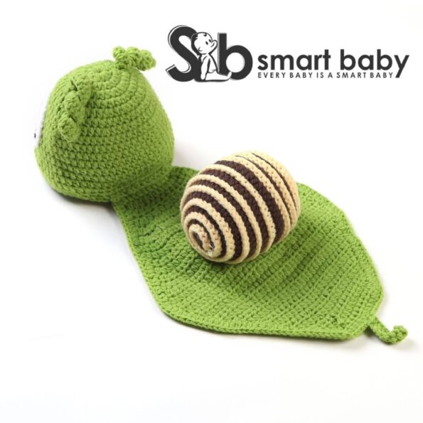 Newborn Girls Boys Baby Green Snail Photography Prop Costume.