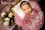 Newborn Baby Lace Maternity Warp Photography Props.
