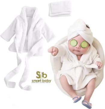Newborn Baby Bathrobe Photography Prop.
