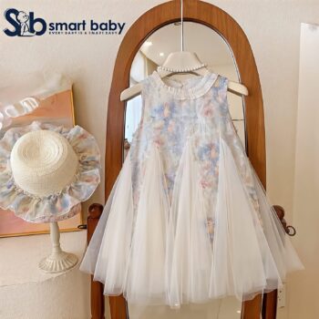 Princess Floral Tulle Dress 2-3 Years.