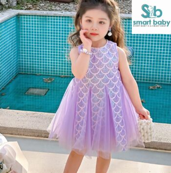 Mermaid princess Party Dress 2-3 Years.