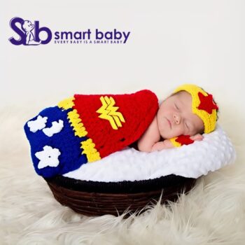 Newborn Baby Superhero Photography Outfit.