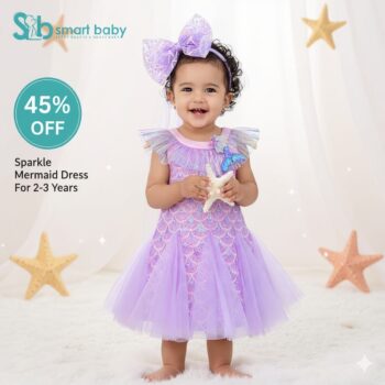 Mermaid Party Dress 2-3 Years