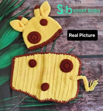Newborn Baby Cute Giraffe Outfit Photography Props.