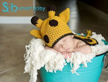 Newborn Baby Cute Giraffe Outfit Photography Props.