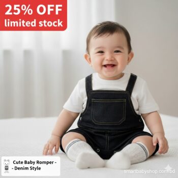 Baby Romper – Denim Style
