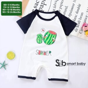 Summer 0-24 Months Baby Boys Girls Romper Infant Jumpsuit.