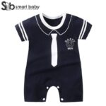 Summer 0-24 Months Baby Boys Girls Romper Infant Jumpsuit.
