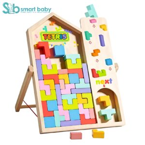 Wooden Tetris Puzzle
