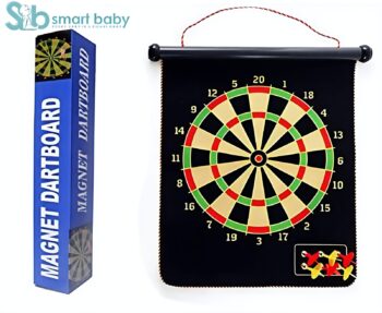 17-Inch Premium Magnetic Dart Board | Durable, Safe & Fun for All Ages.