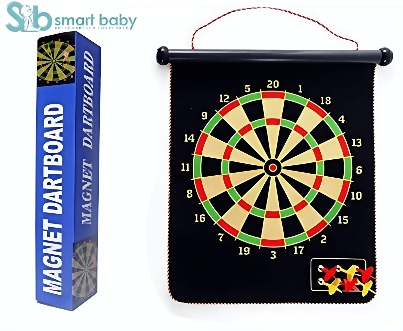 17-Inch Premium Magnetic Dart Board | Durable, Safe & Fun for All Ages. 17-Inch Premium Magnetic Dart Board | Durable, Safe & Fun for All Ages.