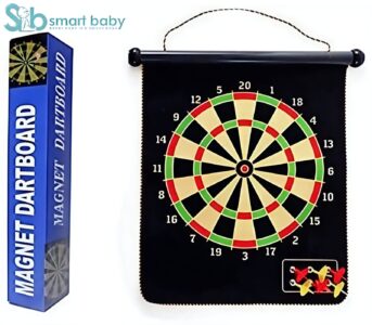 17-Inch Premium Magnetic Dart Board | Durable, Safe & Fun for All Ages.