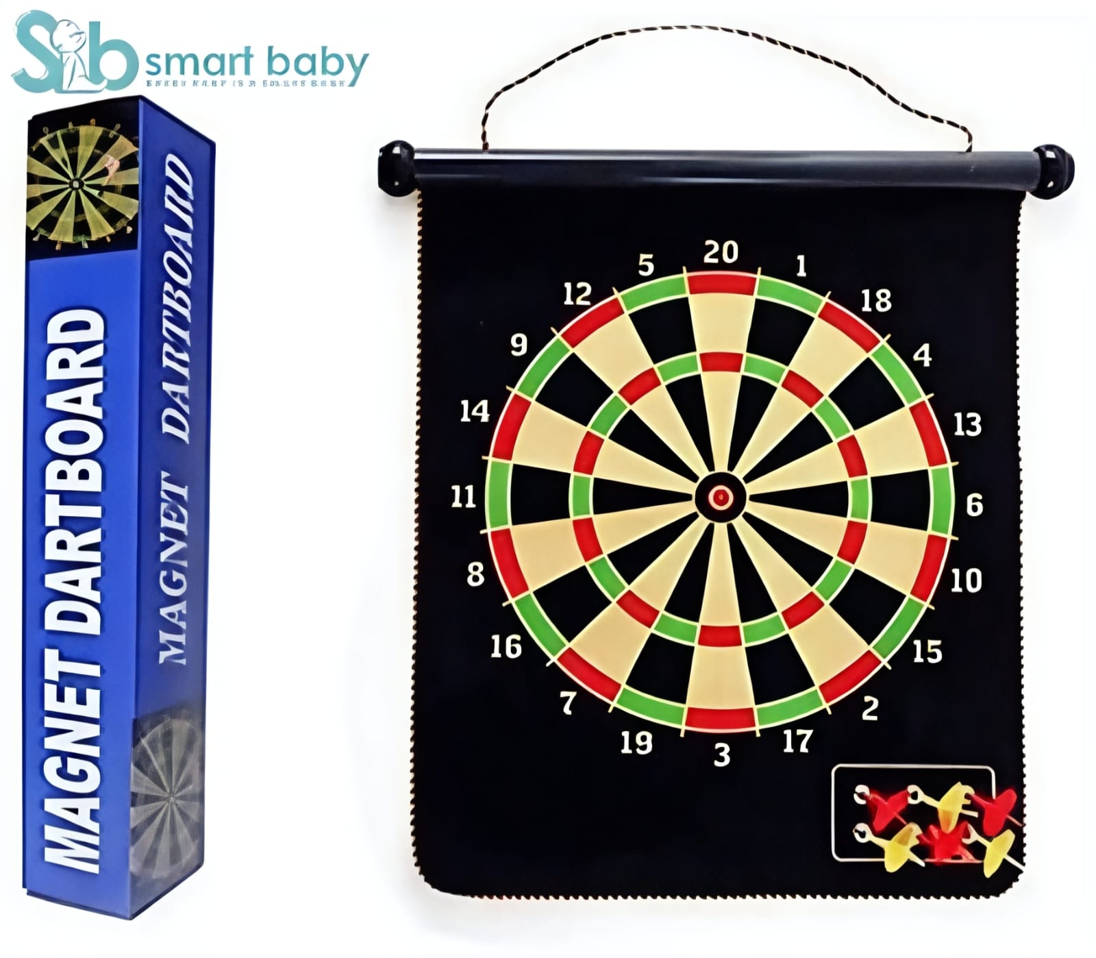 17-Inch Premium Magnetic Dart Board | Durable, Safe & Fun for All Ages. 17-Inch Premium Magnetic Dart Board | Durable, Safe & Fun for All Ages.