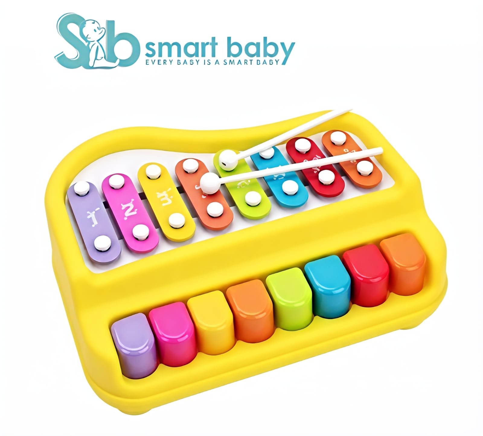 2-in-1 Piano & Xylophone Toy. 2-in-1 Piano & Xylophone Toy.