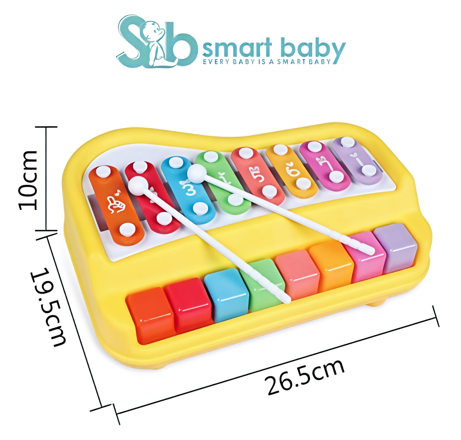 2-in-1 Piano & Xylophone Toy. 2-in-1 Piano & Xylophone Toy.
